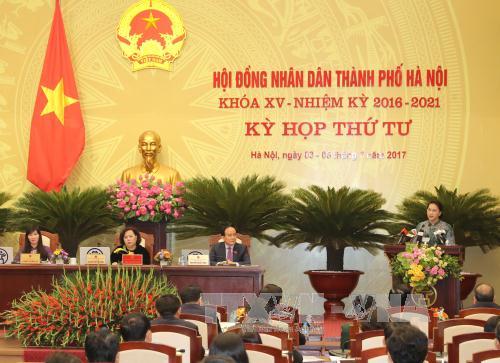Xem xét, quyết định nhiều vấn đề liên quan đến phát triển kinh tế - xã hội Thủ đô ảnh 1
